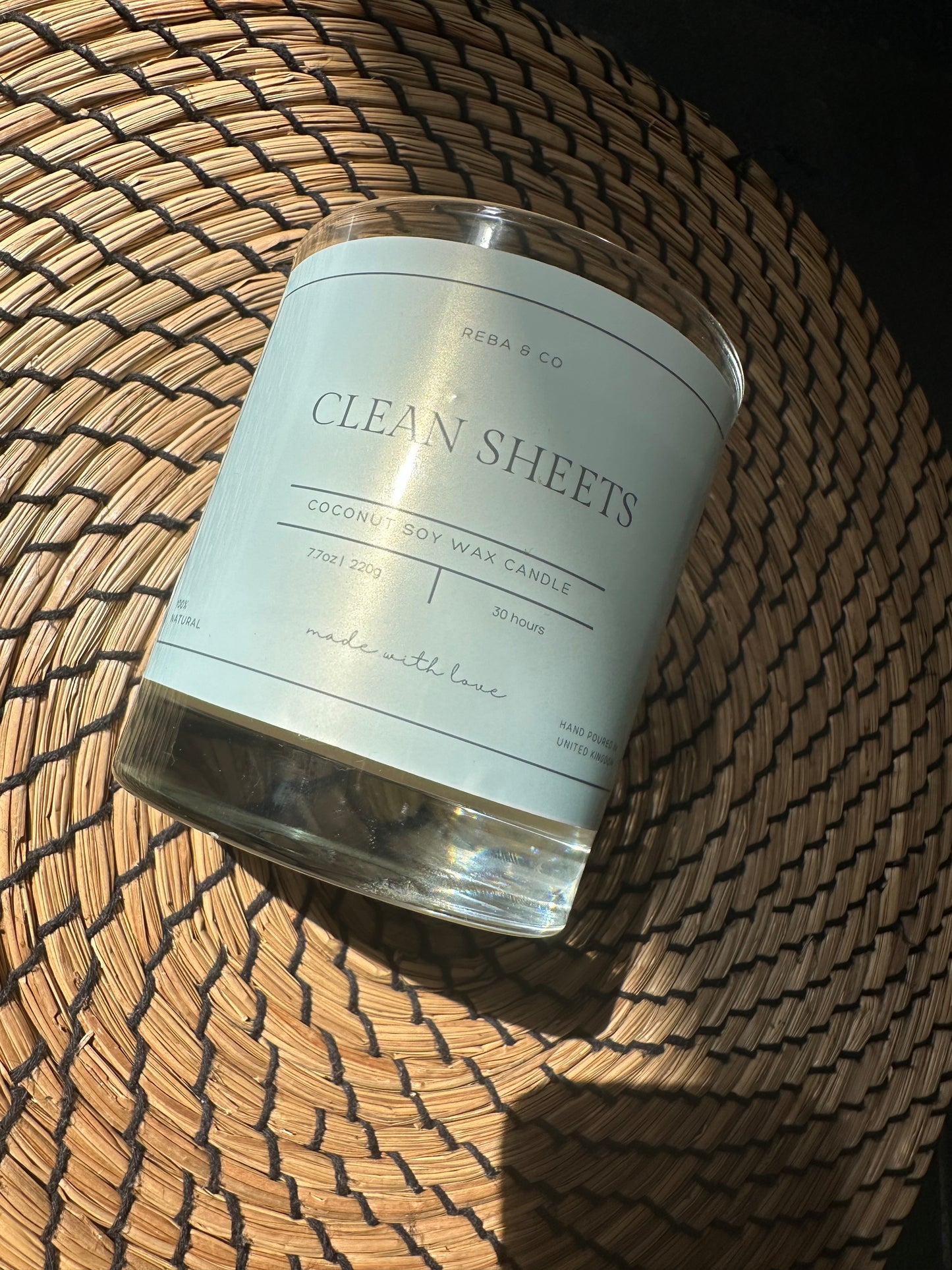 Clean Sheets Candle| Clean Cotton |Fresh Linen
