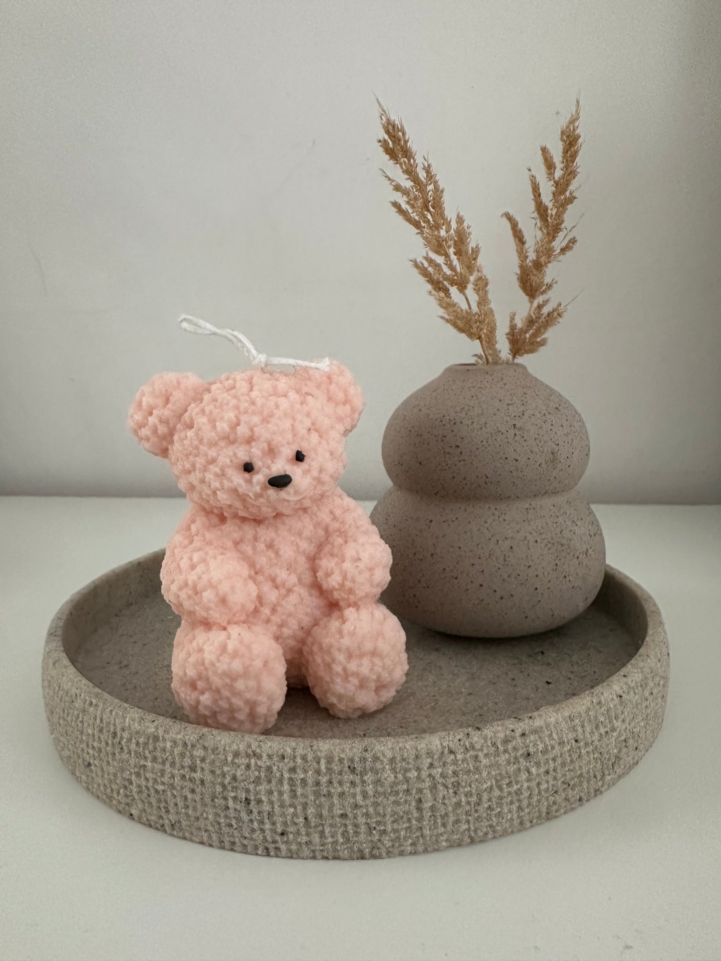 Teddy Bear Candle | Decorative Pillar Candle