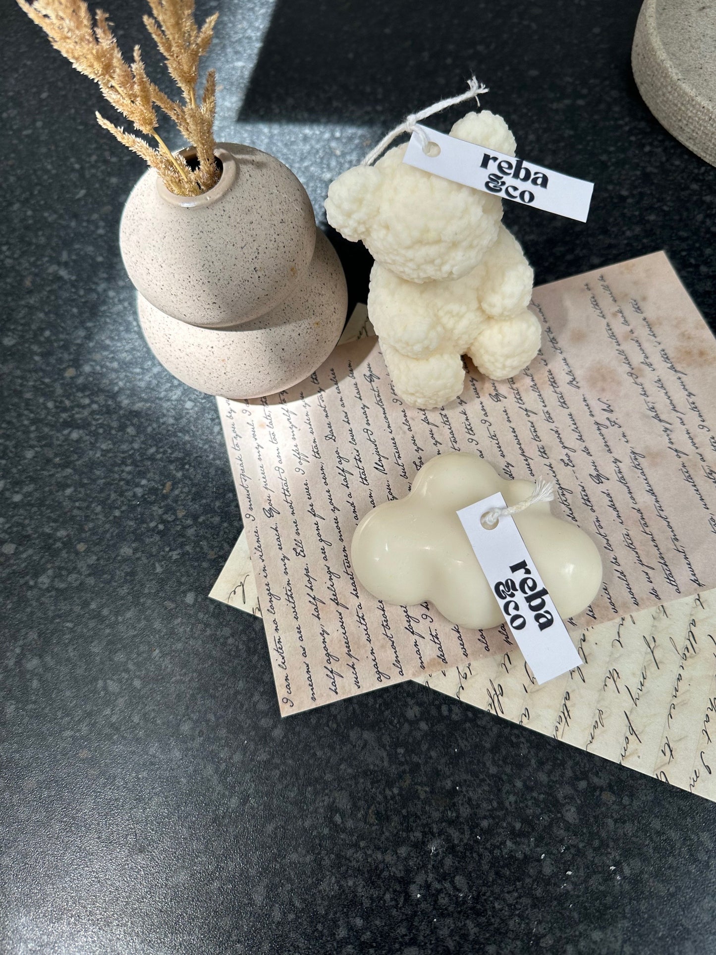 Teddy Bear Candle | Decorative Pillar Candle